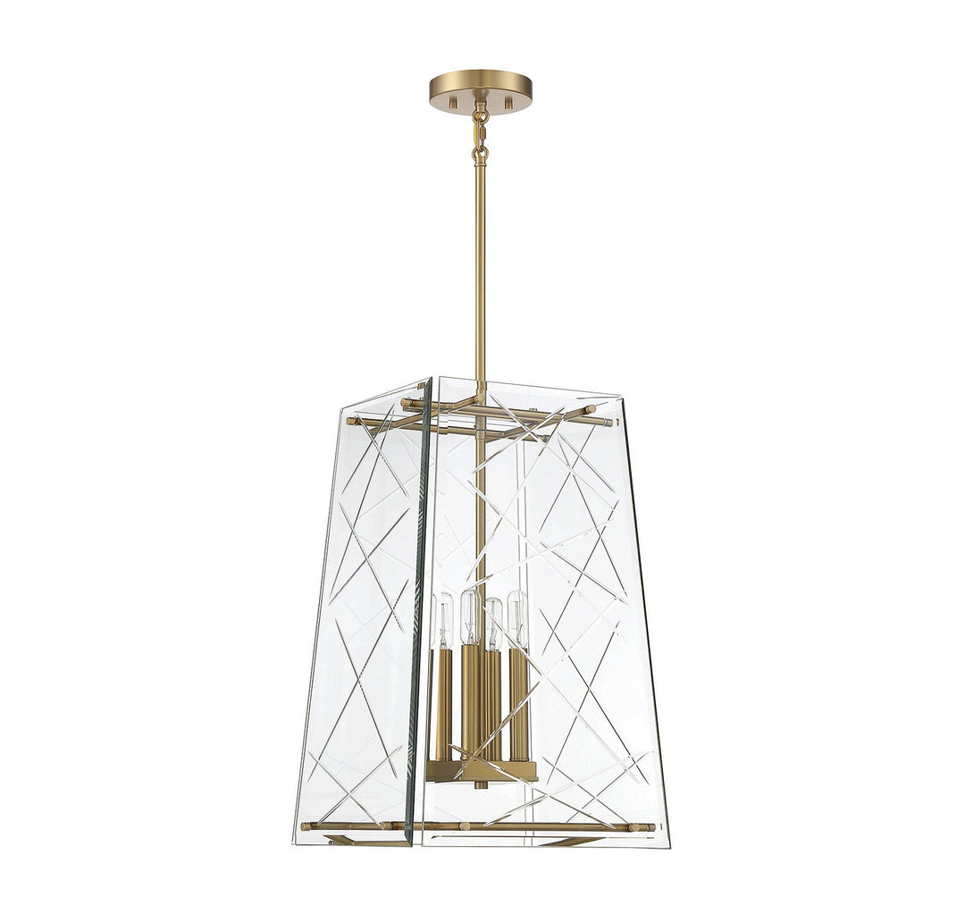 Savoy House Kole 3-1617-4-322 Pendant Light - Warm Brass