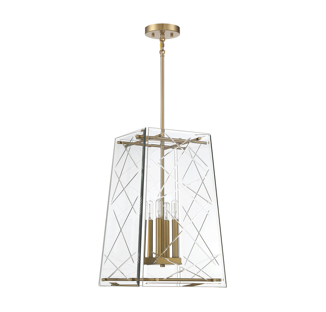 Savoy House Kole 3-1617-4-322 Pendant Light - Warm Brass