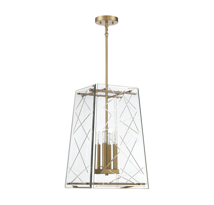 Savoy House Kole 3-1617-4-322 Pendant Light - Warm Brass