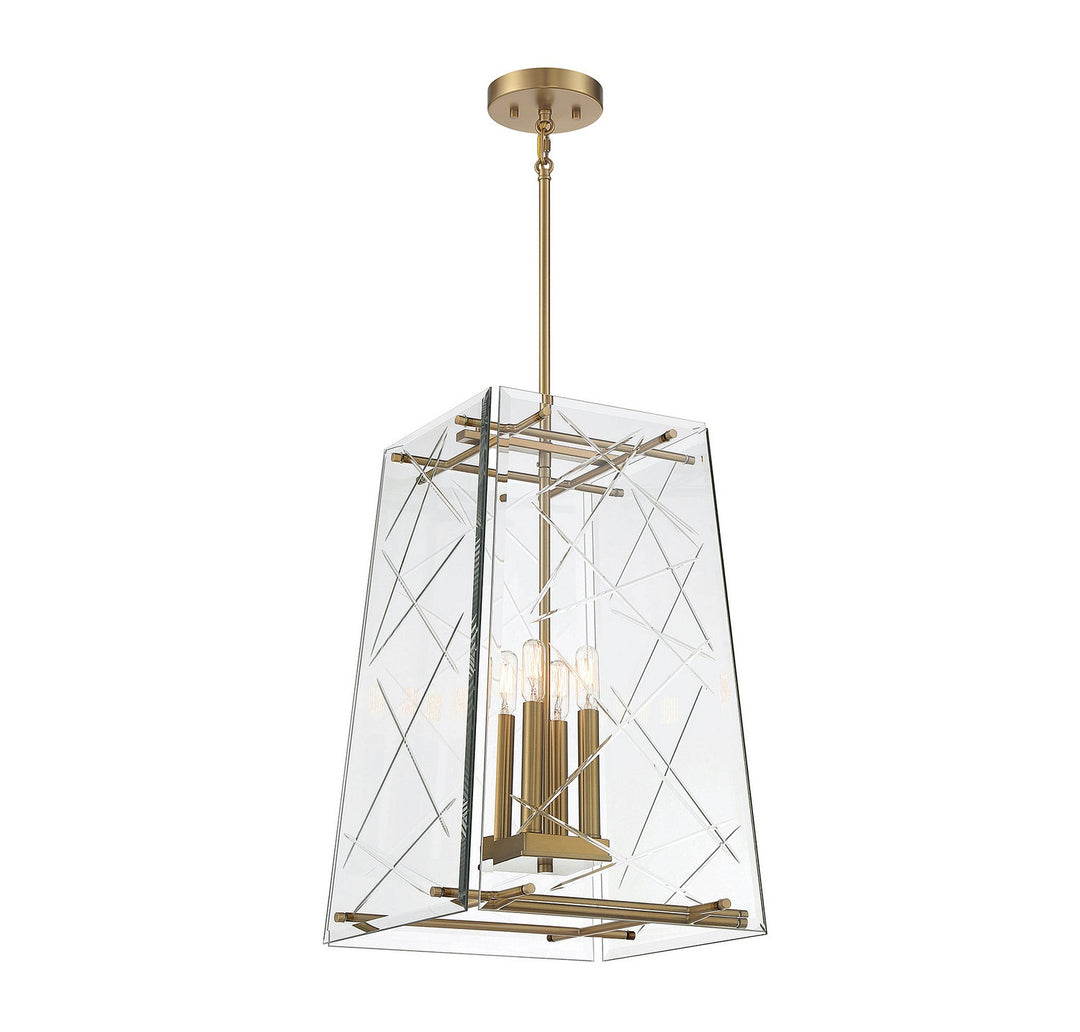 Savoy House Kole 3-1617-4-322 Pendant Light - Warm Brass