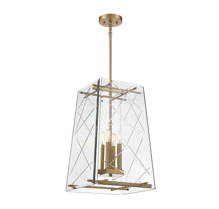 Savoy House Kole 3-1617-4-322 Pendant Light - Warm Brass