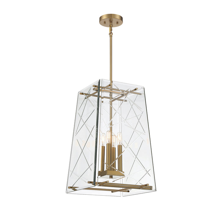 Savoy House Kole 3-1617-4-322 Pendant Light - Warm Brass
