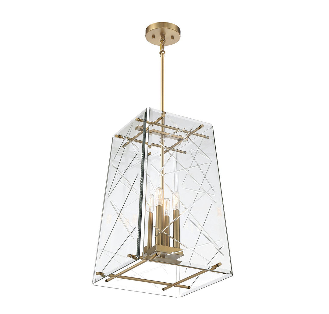 Savoy House Kole 3-1617-4-322 Pendant Light - Warm Brass