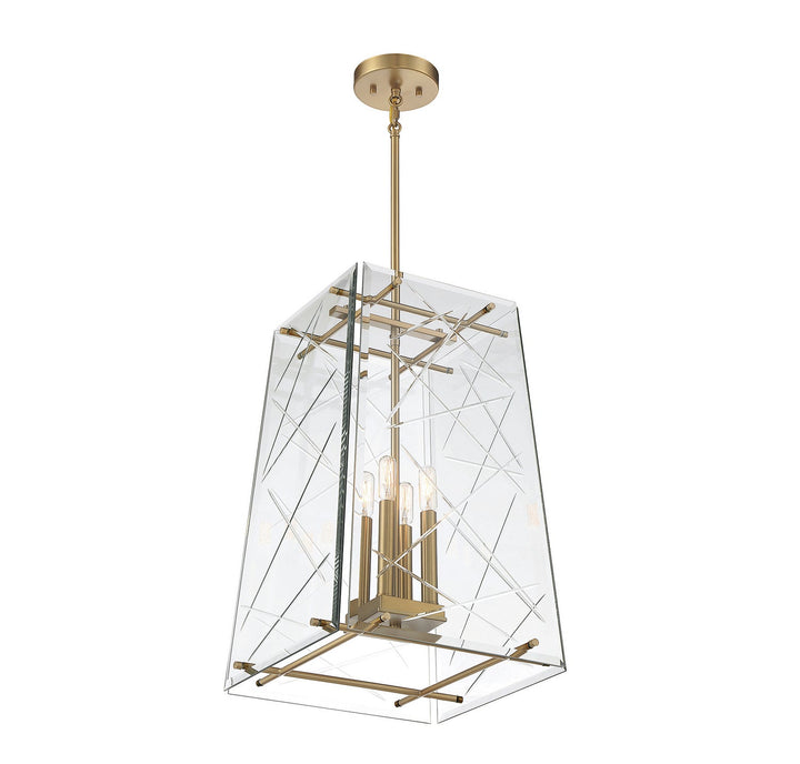 Savoy House Kole 3-1617-4-322 Pendant Light - Warm Brass