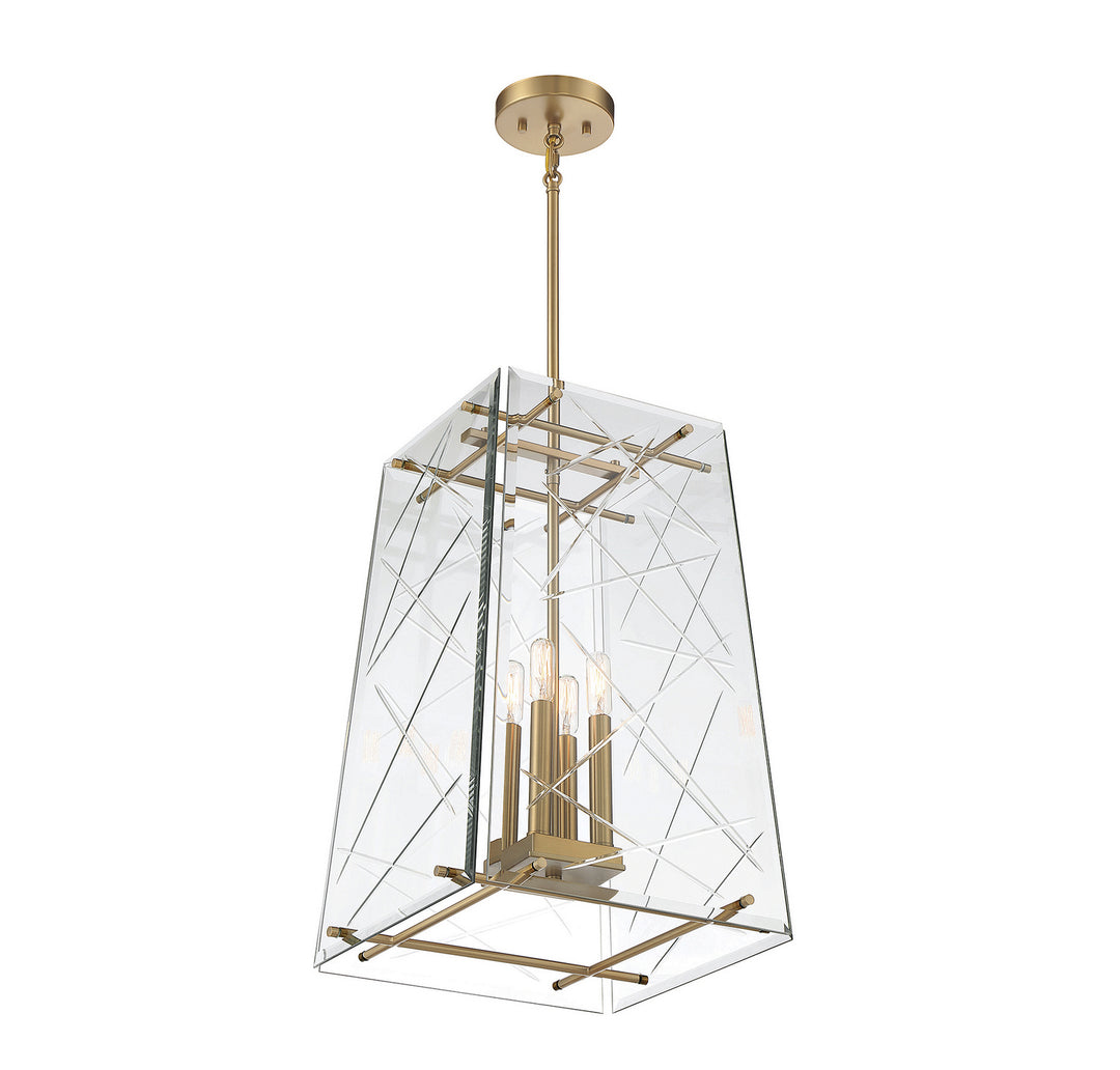 Savoy House Kole 3-1617-4-322 Pendant Light - Warm Brass