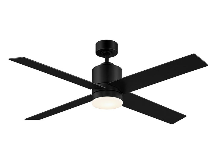 Savoy House Dayton M2015MBK Ceiling Fan 52 - Matte Black, Matte Black and Antique Oak/