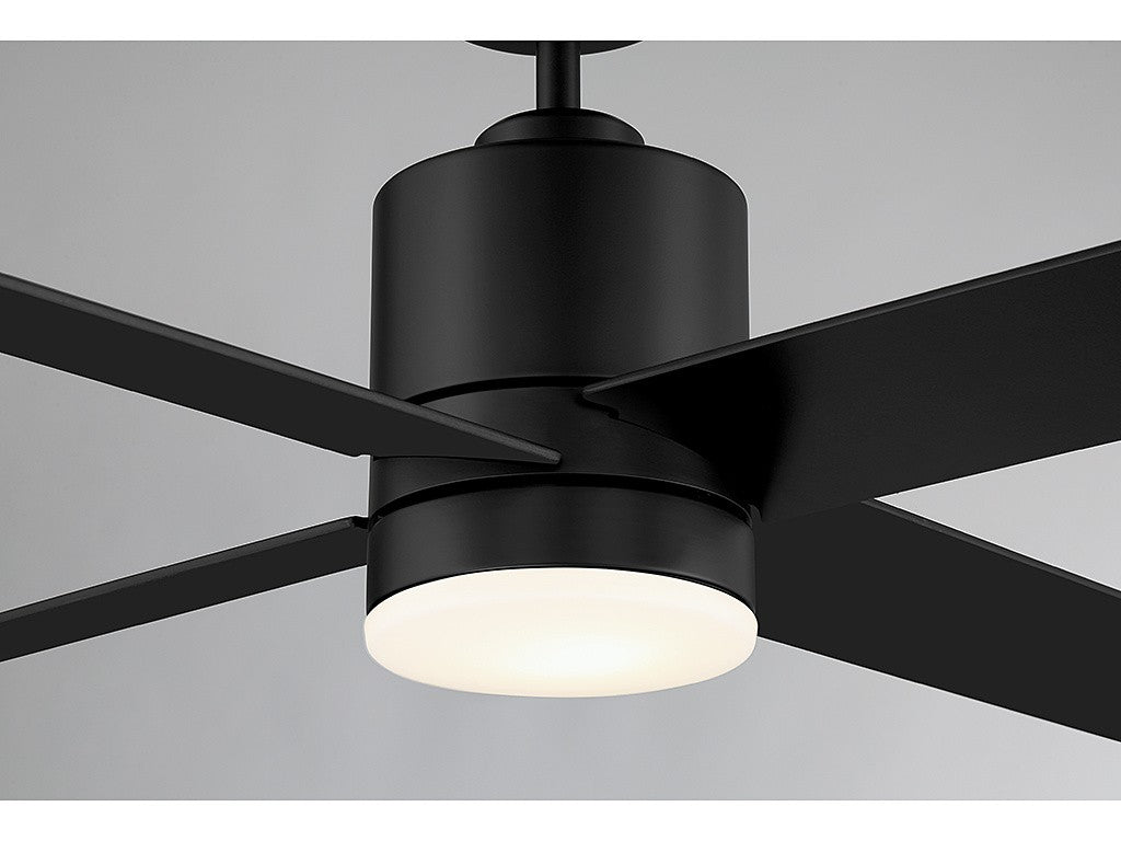 Savoy House Dayton M2015MBK Ceiling Fan 52 - Matte Black, Matte Black and Antique Oak/