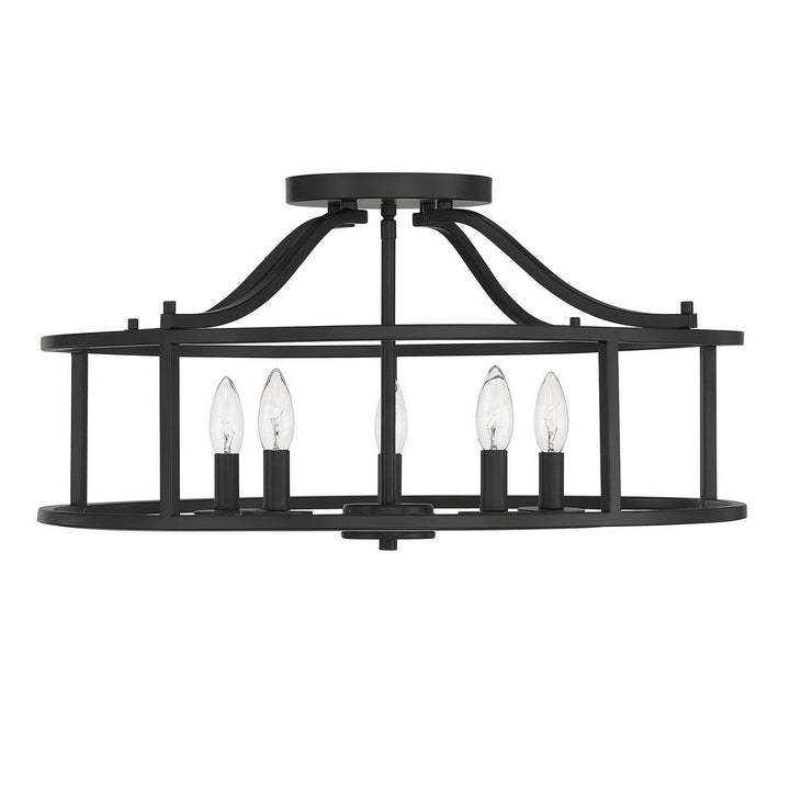 Savoy House Stockton 6-1679-5-89 Ceiling Light - Matte Black