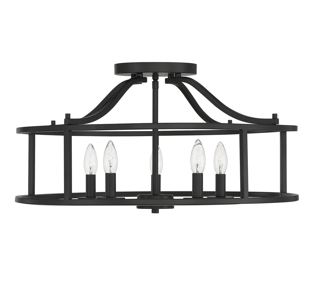 Savoy House Stockton 6-1679-5-89 Ceiling Light - Matte Black