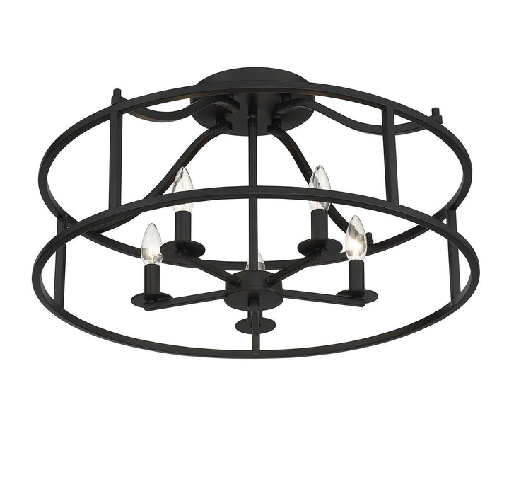 Savoy House Stockton 6-1679-5-89 Ceiling Light - Matte Black