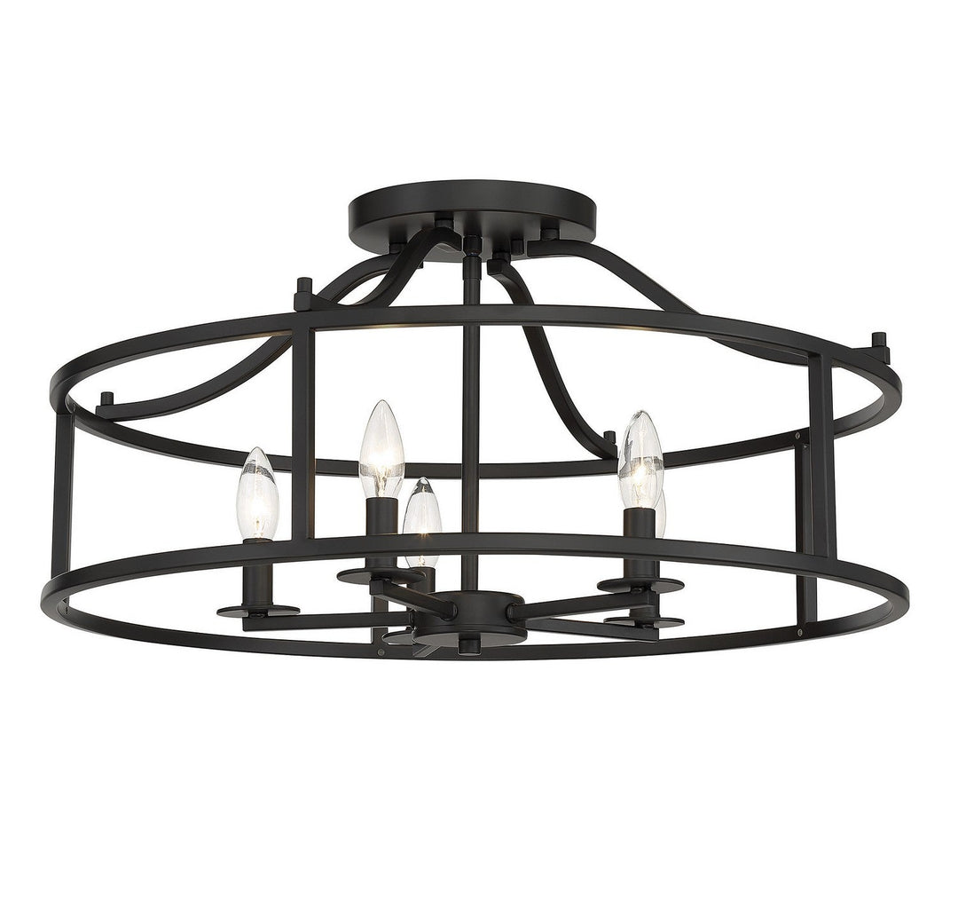 Savoy House Stockton 6-1679-5-89 Ceiling Light - Matte Black