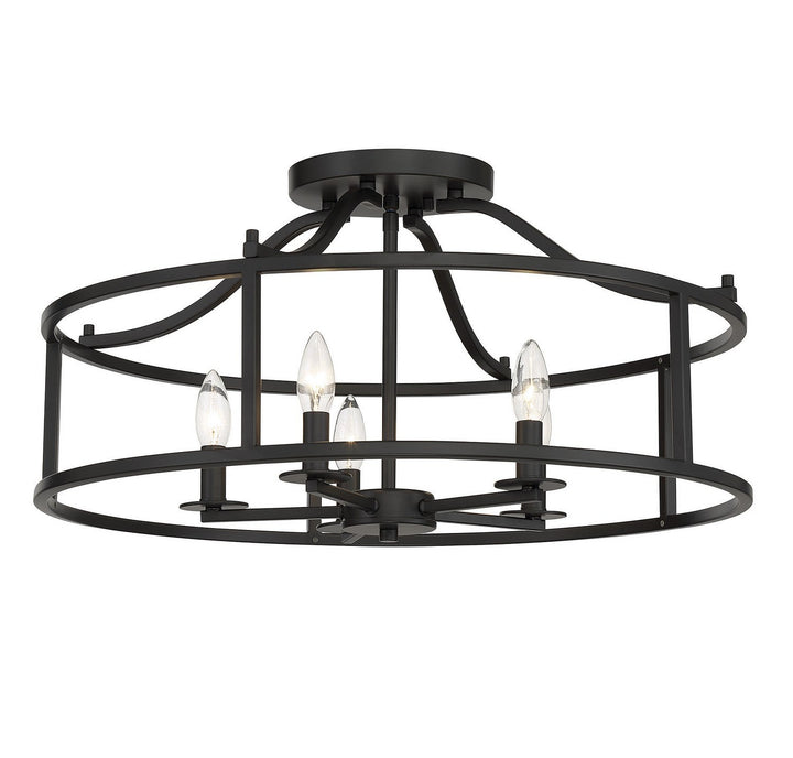 Savoy House Stockton 6-1679-5-89 Ceiling Light - Matte Black