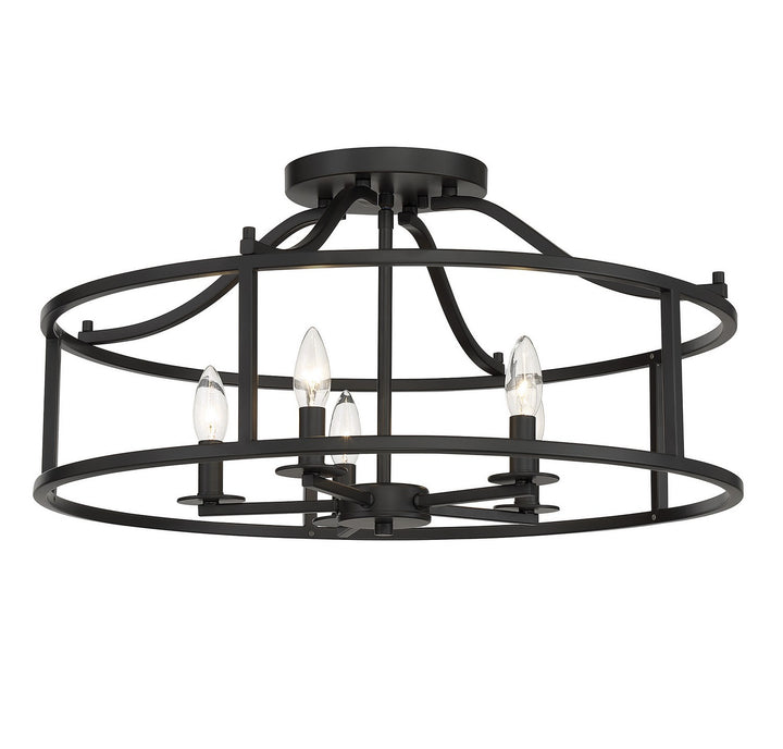 Savoy House Stockton 6-1679-5-89 Ceiling Light - Matte Black