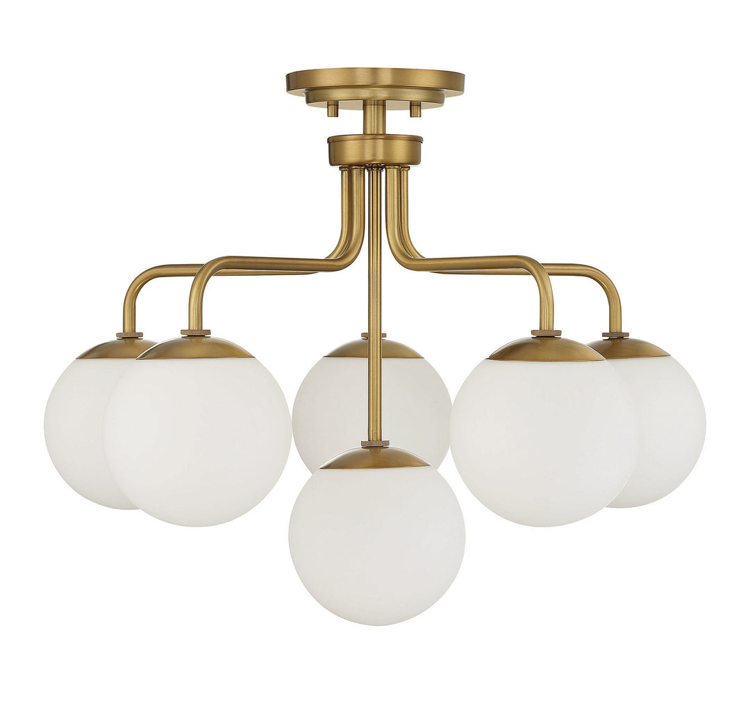 Savoy House Marco 6-1950-6-322 Ceiling Light - Warm Brass