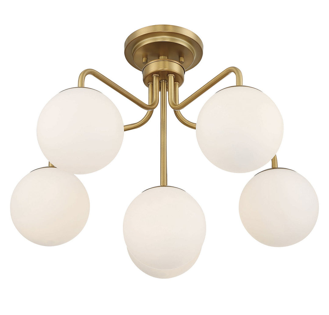 Savoy House Marco 6-1950-6-322 Ceiling Light - Warm Brass