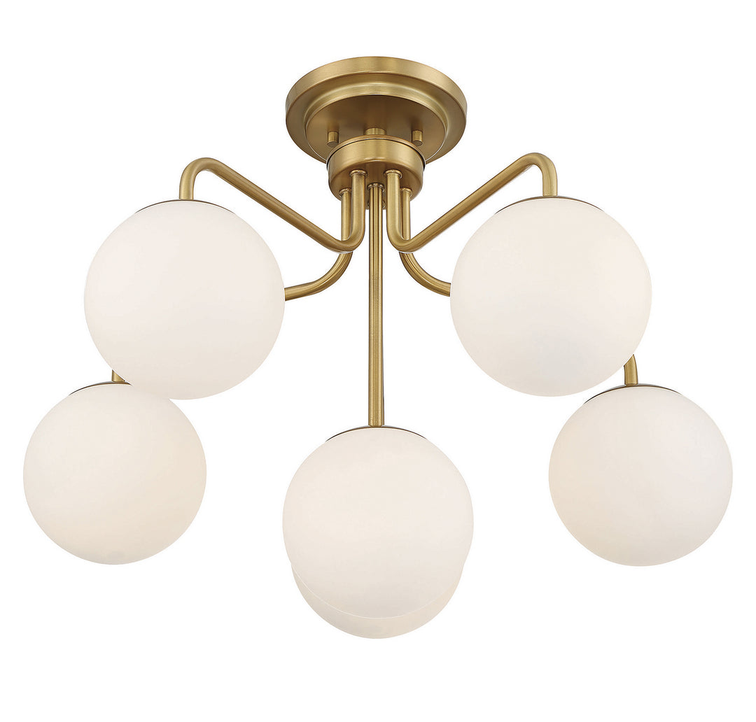 Savoy House Marco 6-1950-6-322 Ceiling Light - Warm Brass