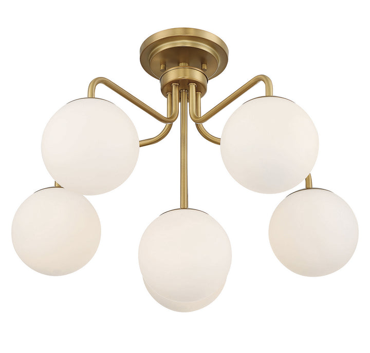 Savoy House Marco 6-1950-6-322 Ceiling Light - Warm Brass
