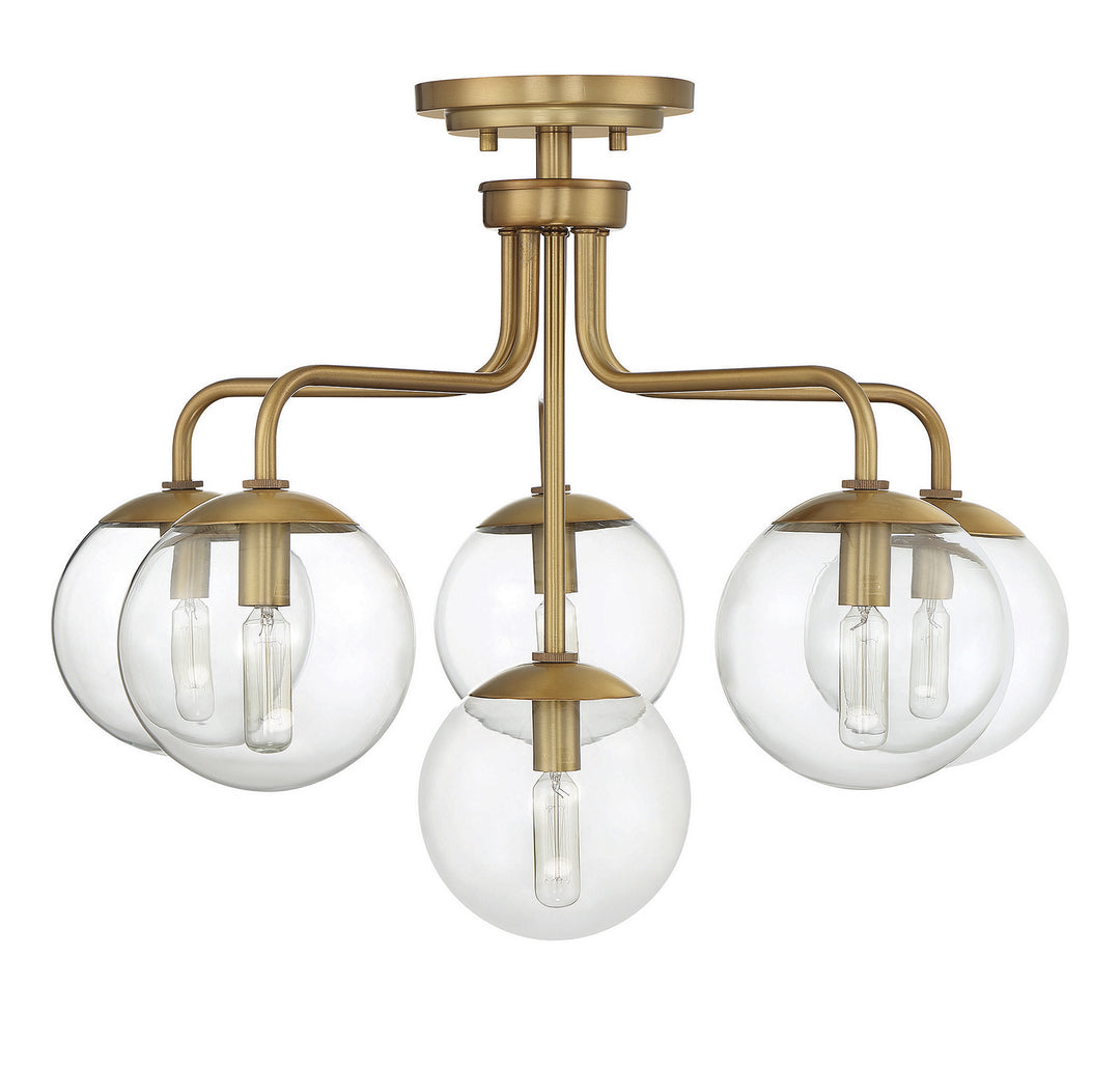 Savoy House Marco 6-1951-6-322 Ceiling Light - Warm Brass