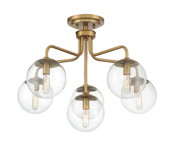 Savoy House Marco 6-1951-6-322 Ceiling Light - Warm Brass