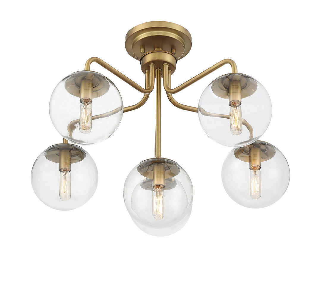 Savoy House Marco 6-1951-6-322 Ceiling Light - Warm Brass
