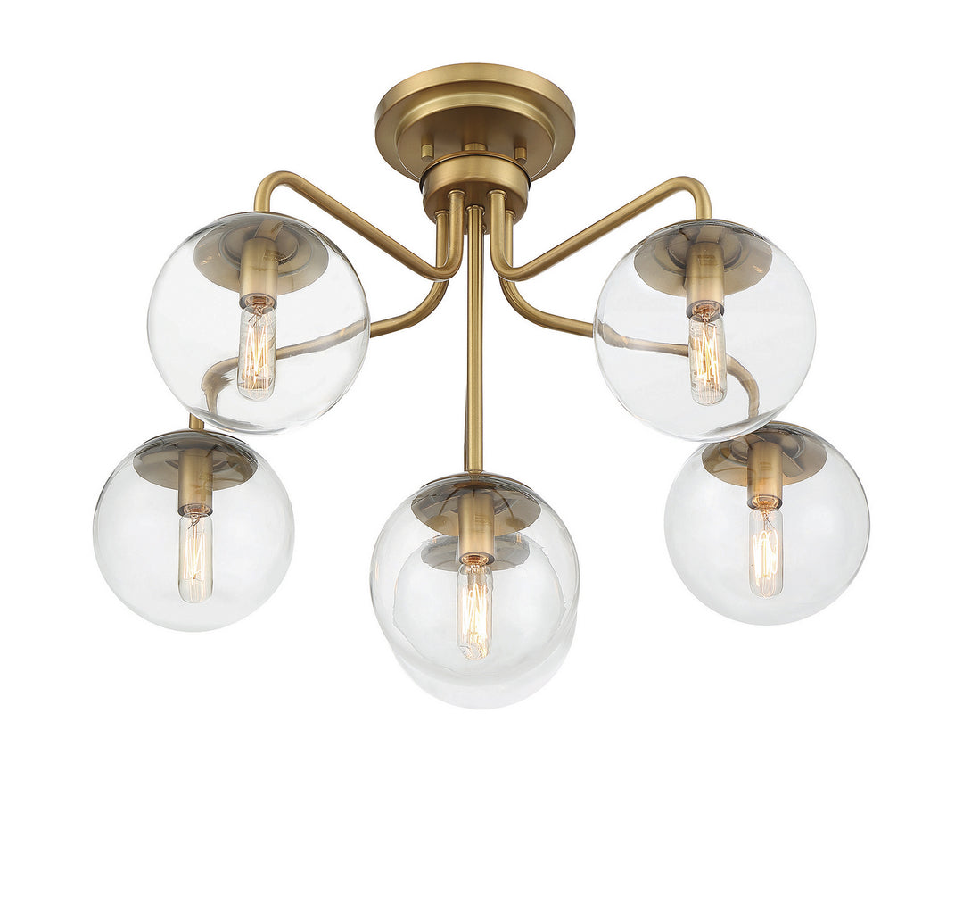 Savoy House Marco 6-1951-6-322 Ceiling Light - Warm Brass