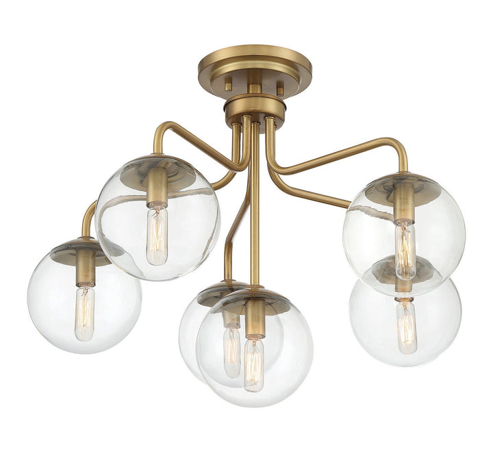 Savoy House Marco 6-1951-6-322 Ceiling Light - Warm Brass