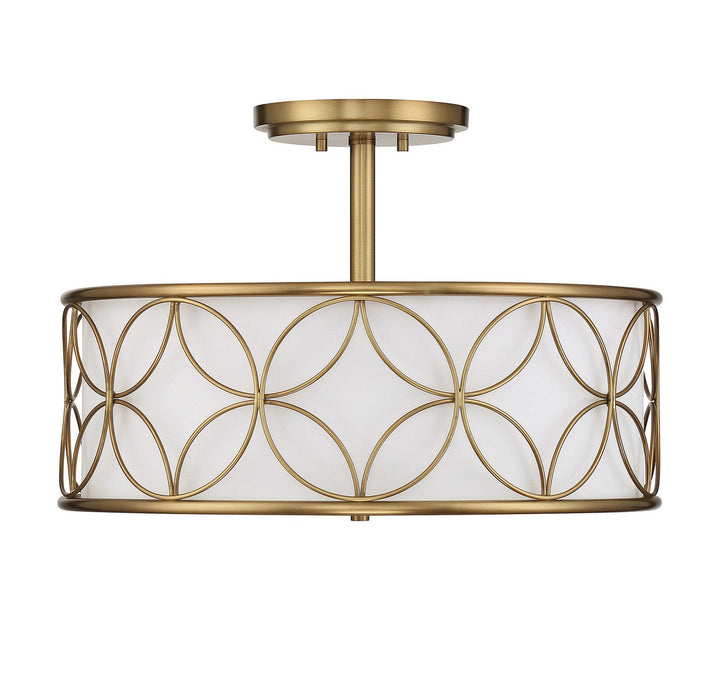 Savoy House Reid 6-1953-4-322 Ceiling Light - Warm Brass