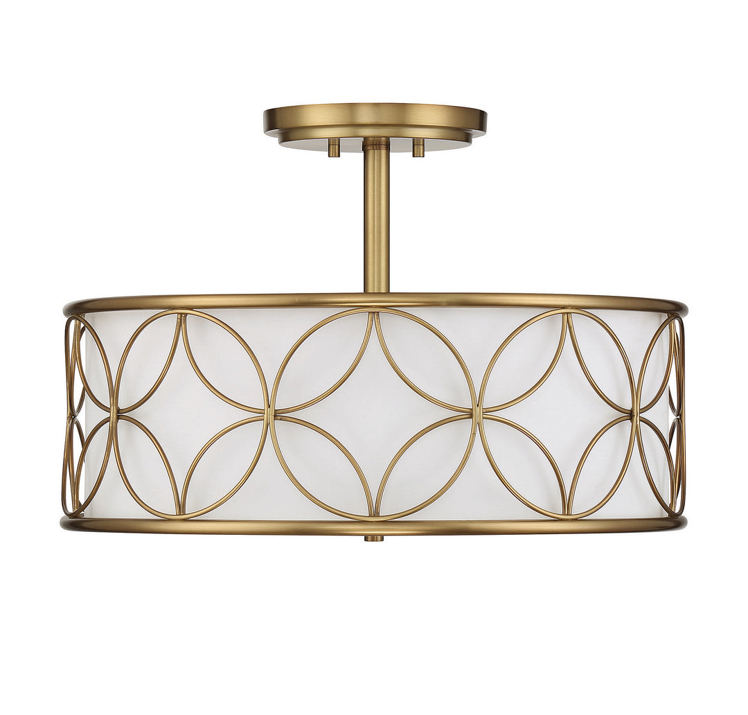 Savoy House Reid 6-1953-4-322 Ceiling Light - Warm Brass