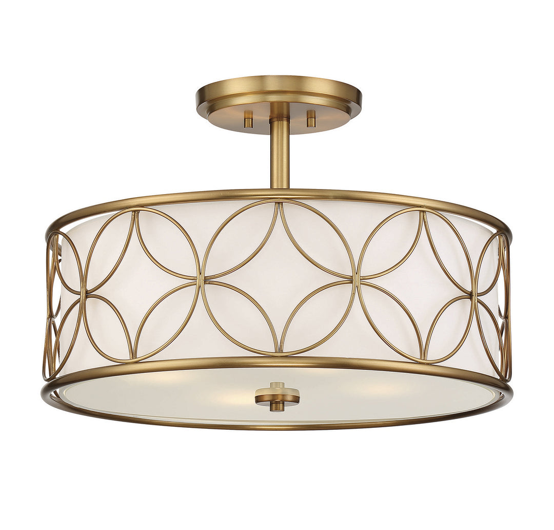 Savoy House Reid 6-1953-4-322 Ceiling Light - Warm Brass