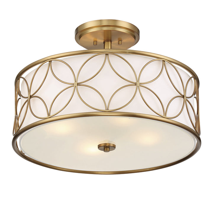 Savoy House Reid 6-1953-4-322 Ceiling Light - Warm Brass