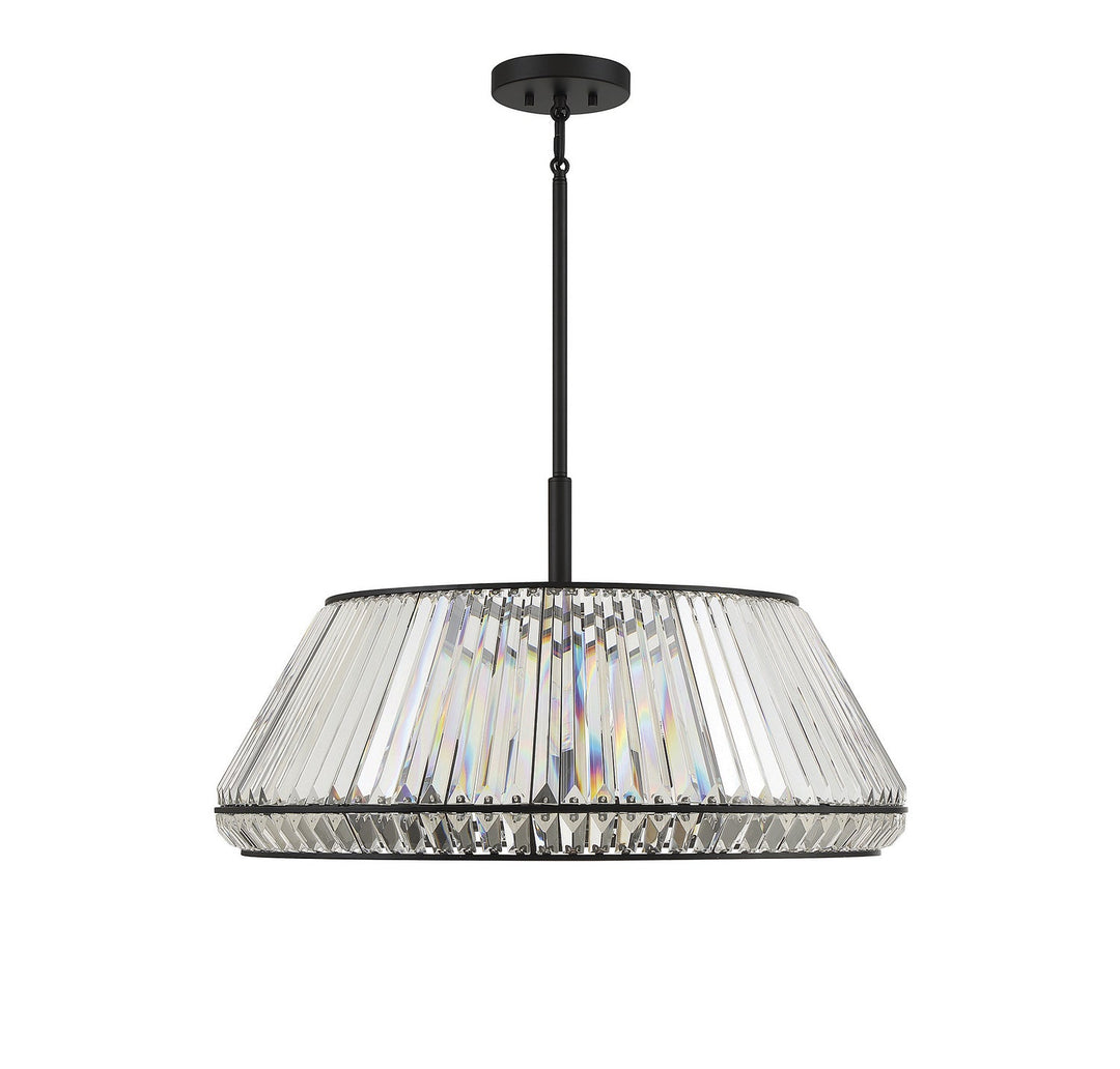 Savoy House Pyramid 7-1610-6-89 Pendant Light - Matte Black
