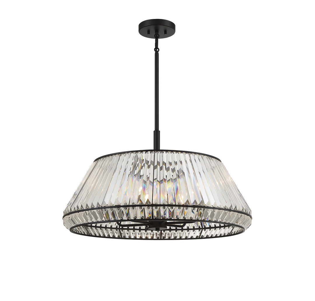 Savoy House Pyramid 7-1610-6-89 Pendant Light - Matte Black