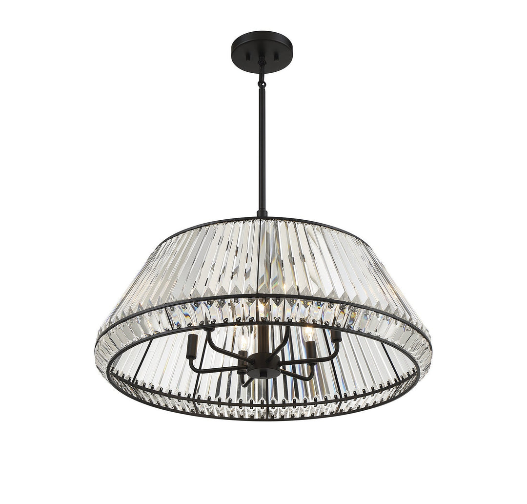 Savoy House Pyramid 7-1610-6-89 Pendant Light - Matte Black