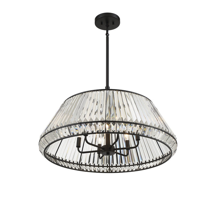Savoy House Pyramid 7-1610-6-89 Pendant Light - Matte Black