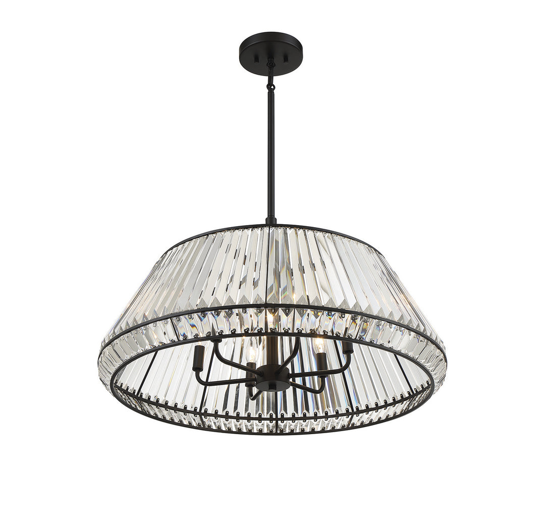 Savoy House Pyramid 7-1610-6-89 Pendant Light - Matte Black