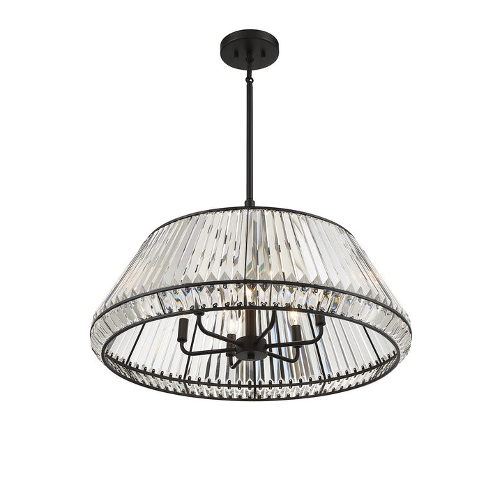 Savoy House Pyramid 7-1610-6-89 Pendant Light - Matte Black