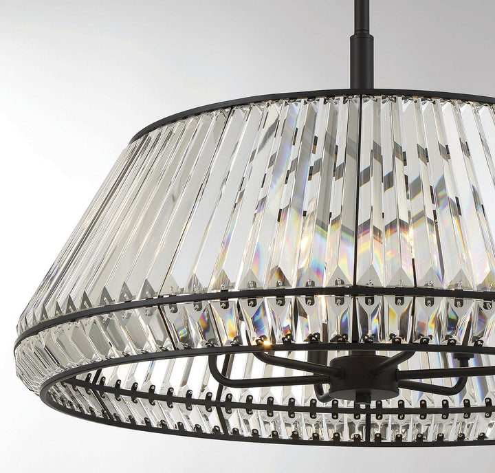 Savoy House Pyramid 7-1610-6-89 Pendant Light - Matte Black