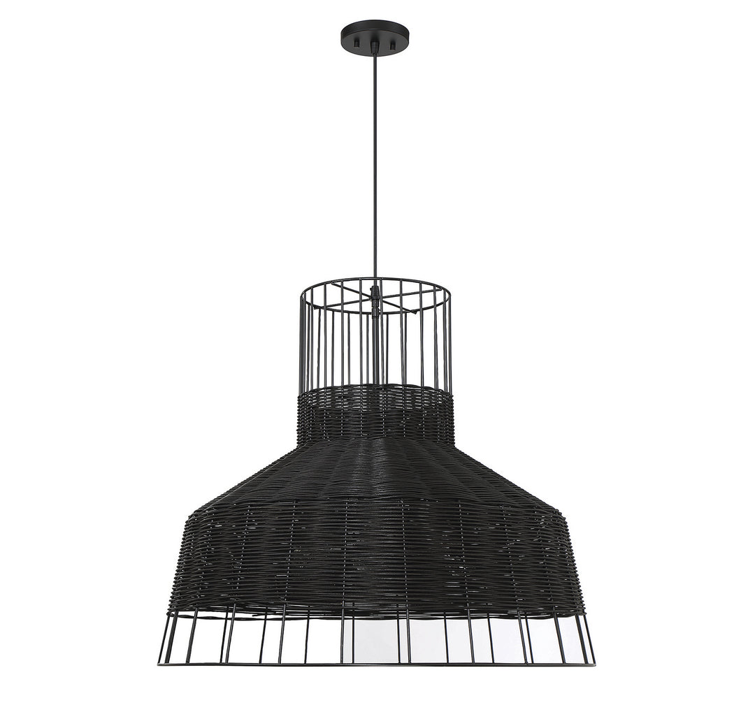 Savoy House Pampas 7-1657-3-89 Pendant Light - Matte Black