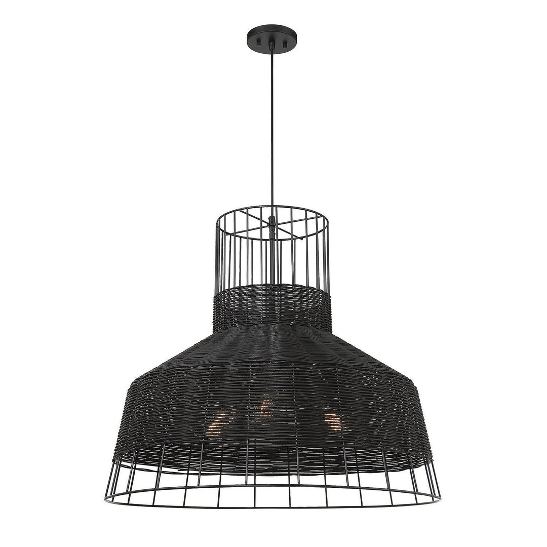 Savoy House Pampas 7-1657-3-89 Pendant Light - Matte Black