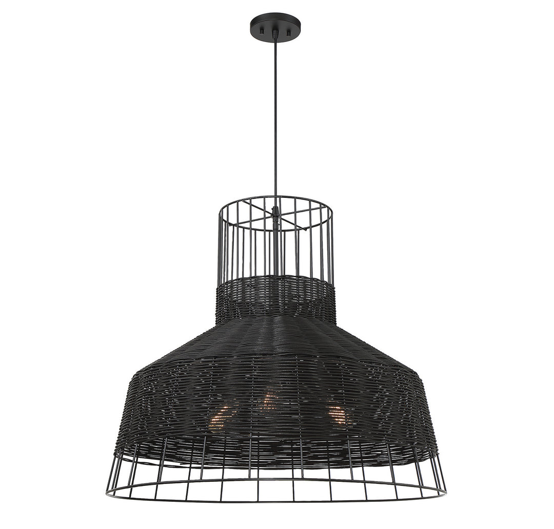Savoy House Pampas 7-1657-3-89 Pendant Light - Matte Black