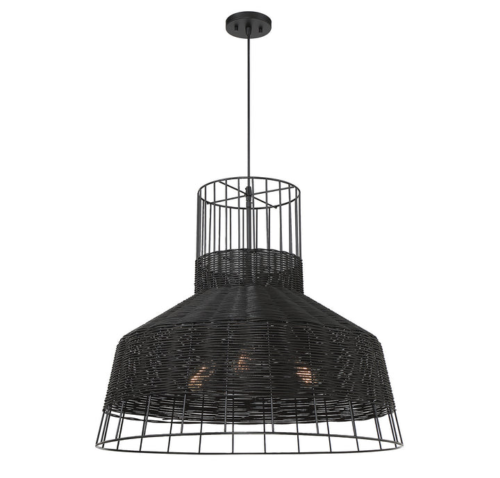 Savoy House Pampas 7-1657-3-89 Pendant Light - Matte Black