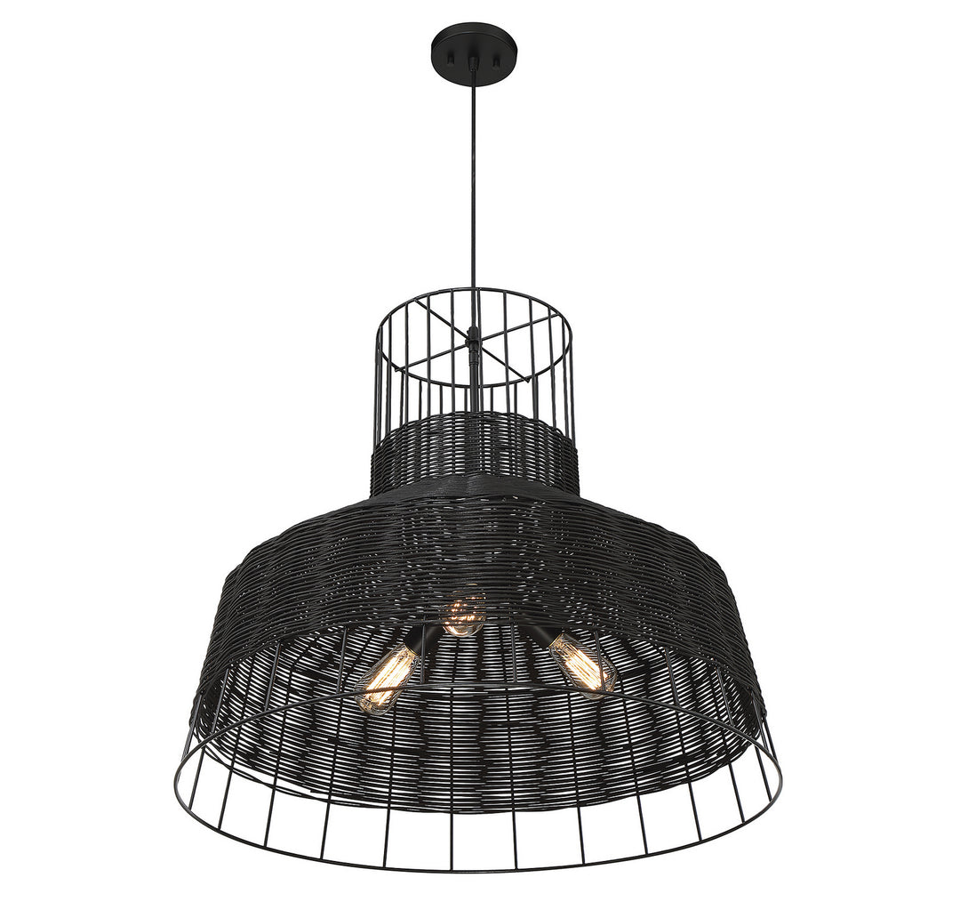 Savoy House Pampas 7-1657-3-89 Pendant Light - Matte Black