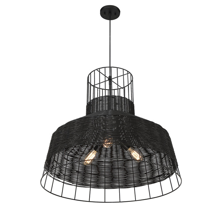 Savoy House Pampas 7-1657-3-89 Pendant Light - Matte Black