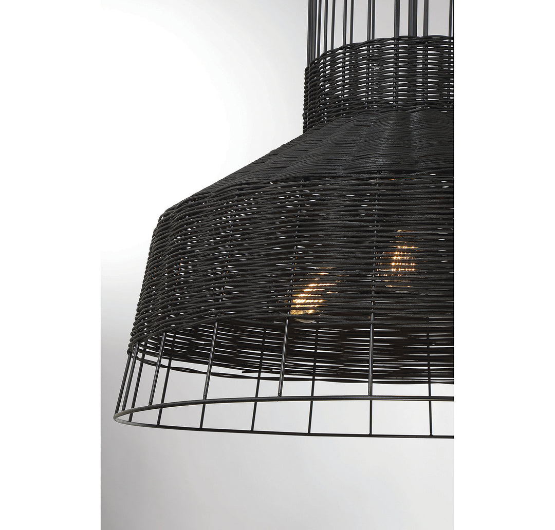 Savoy House Pampas 7-1657-3-89 Pendant Light - Matte Black