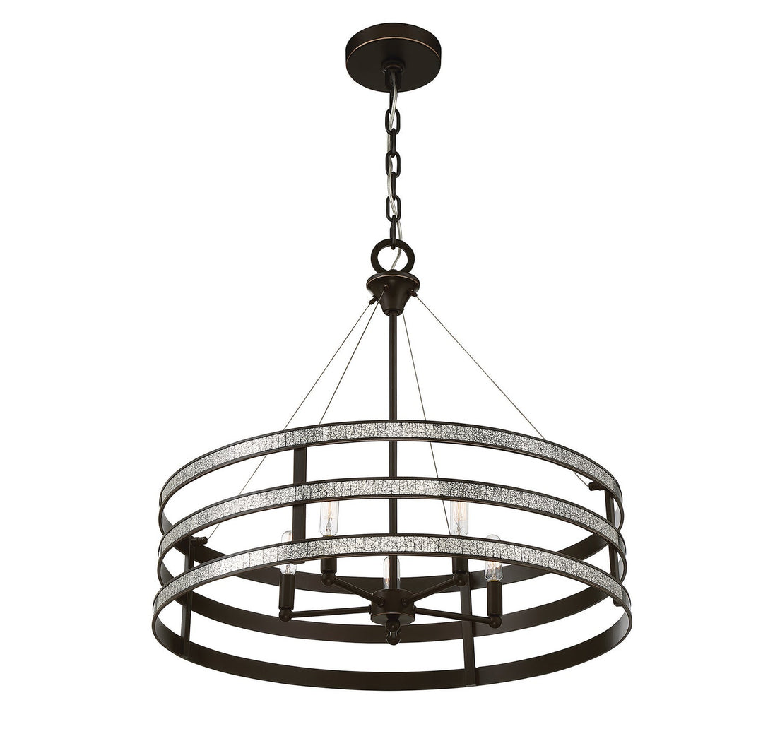 Savoy House Madera 7-1708-5-13 Chandelier Light - English Bronze