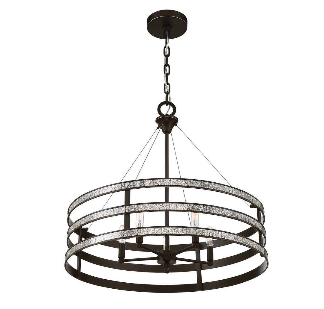 Savoy House Madera 7-1708-5-13 Chandelier Light - English Bronze