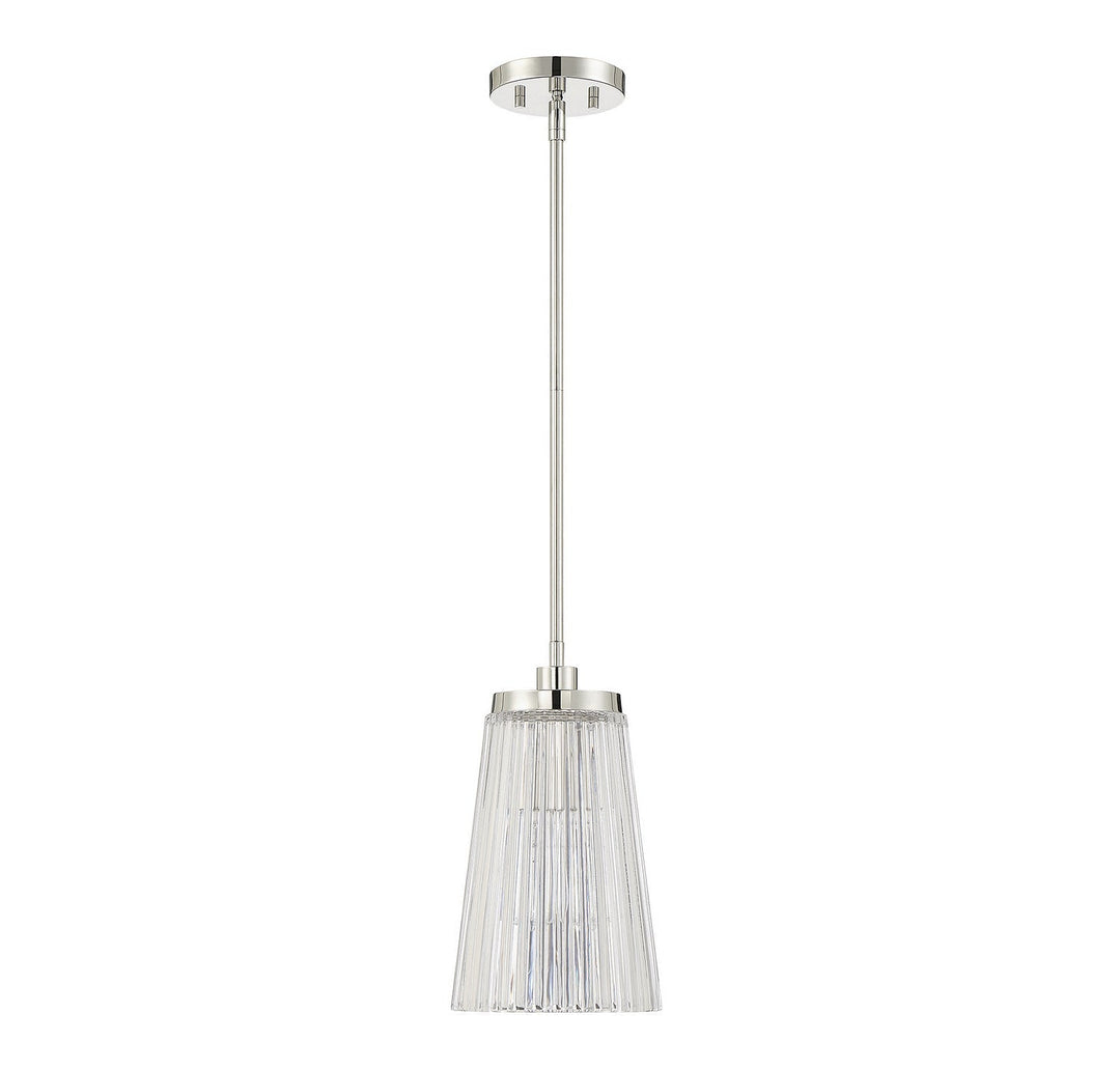 Savoy House Chantilly 7-1742-1-109 Pendant Light - Polished Nickel