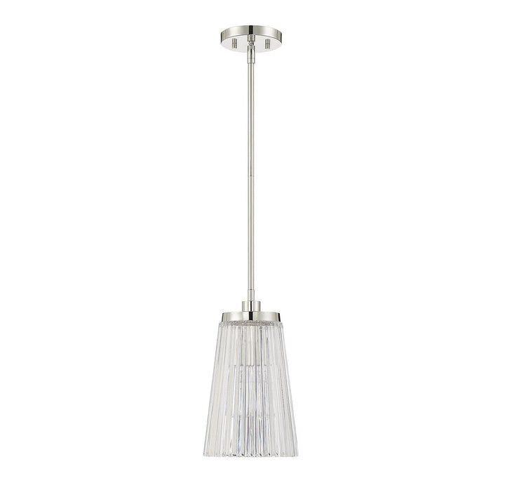 Savoy House Chantilly 7-1742-1-109 Pendant Light - Polished Nickel