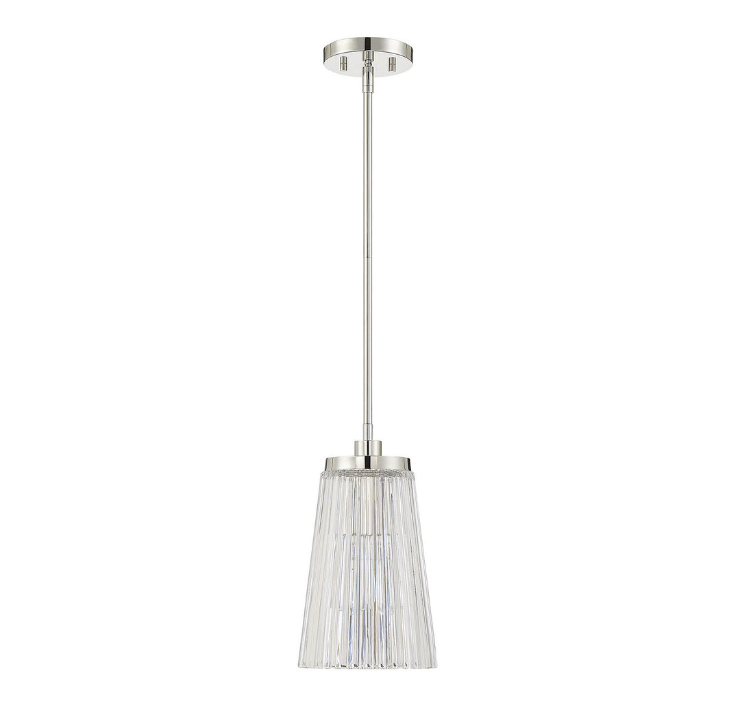 Savoy House Chantilly 7-1742-1-109 Pendant Light - Polished Nickel