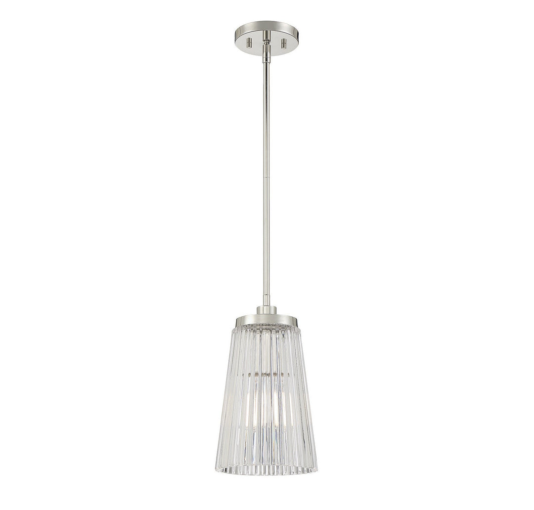 Savoy House Chantilly 7-1742-1-109 Pendant Light - Polished Nickel